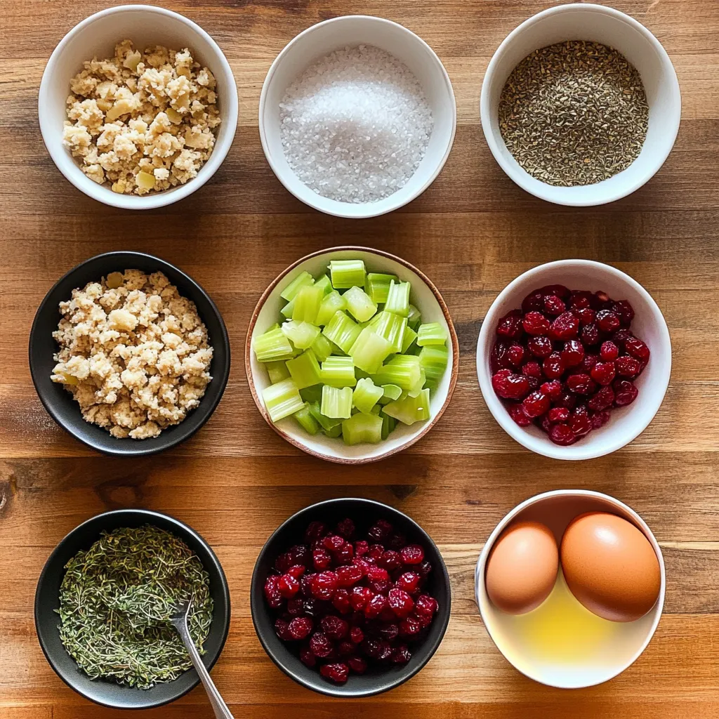 Cranberry Turkey Stuffing Balls