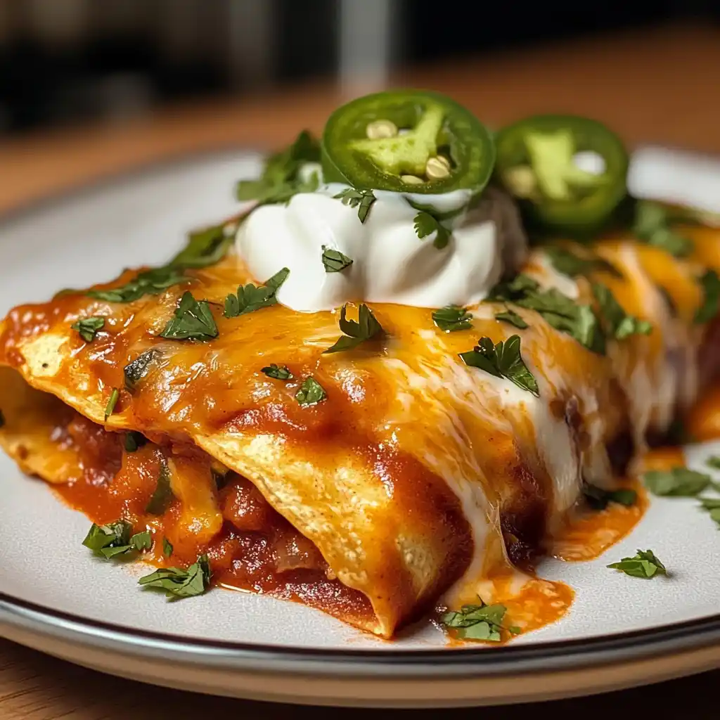 Delicious Ground Beef Enchiladas