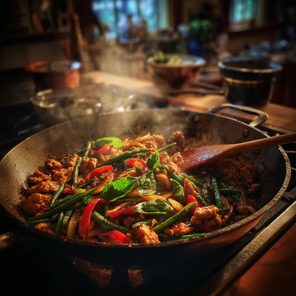 Dinner Thai Basil Chicken