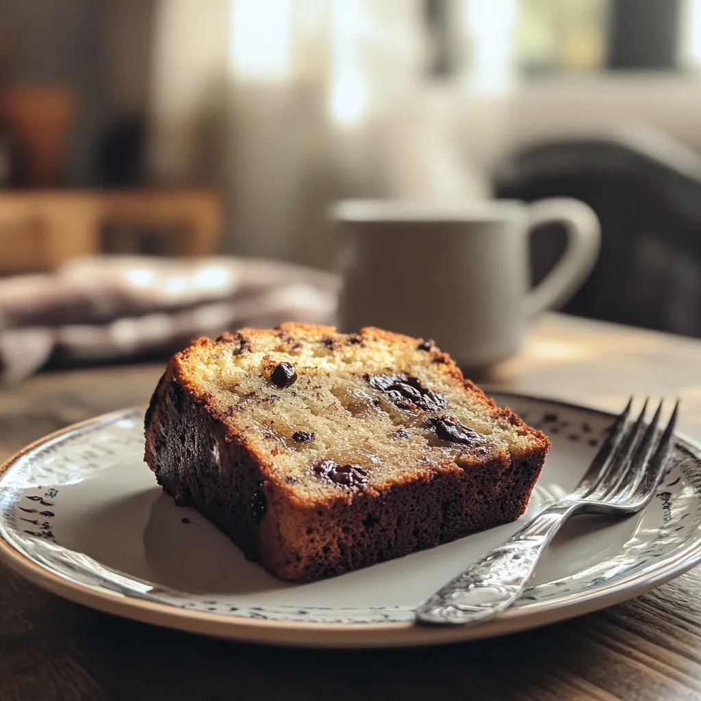 Easy Chocolate Chip Banana Bread