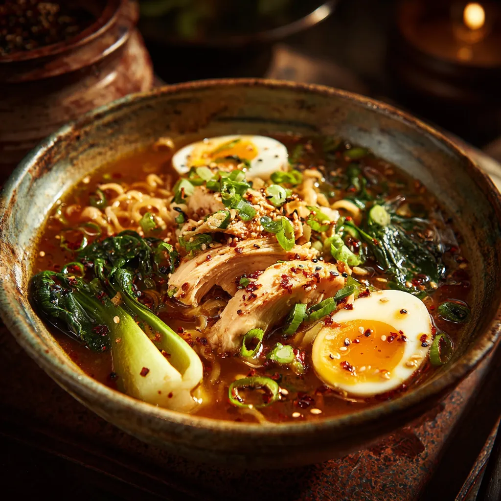 Fiery Chicken Ramen: Spice Up Your Life Now!