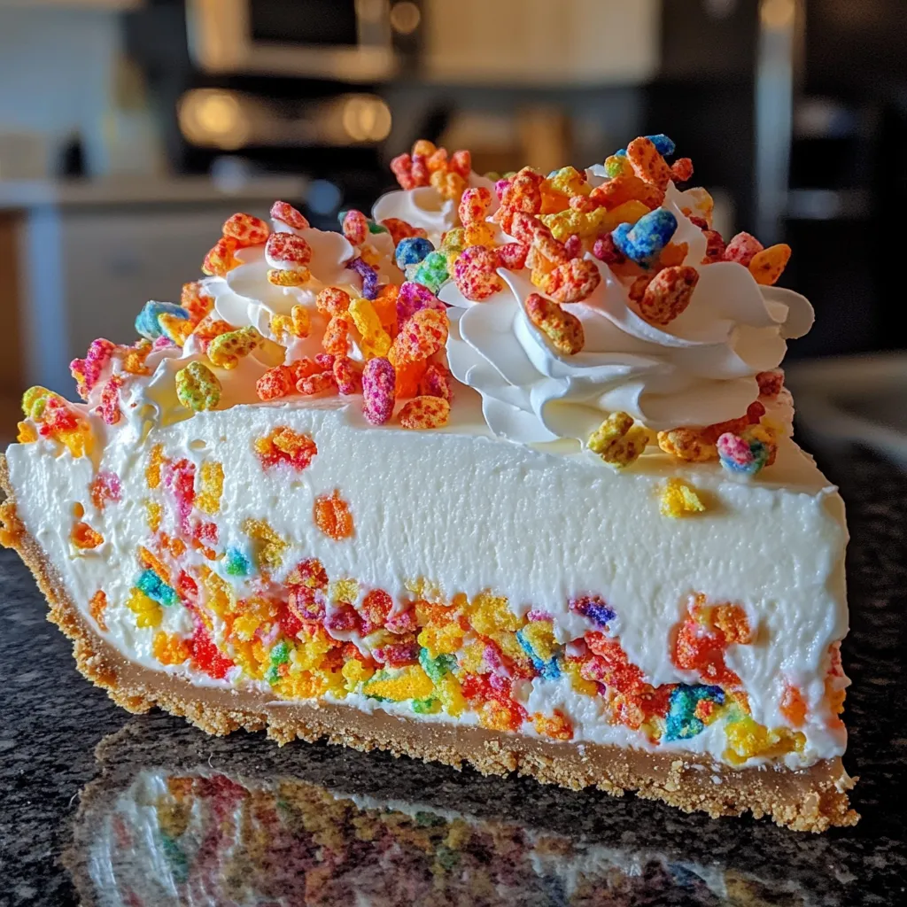 Fruity Pebbles Cheesecake