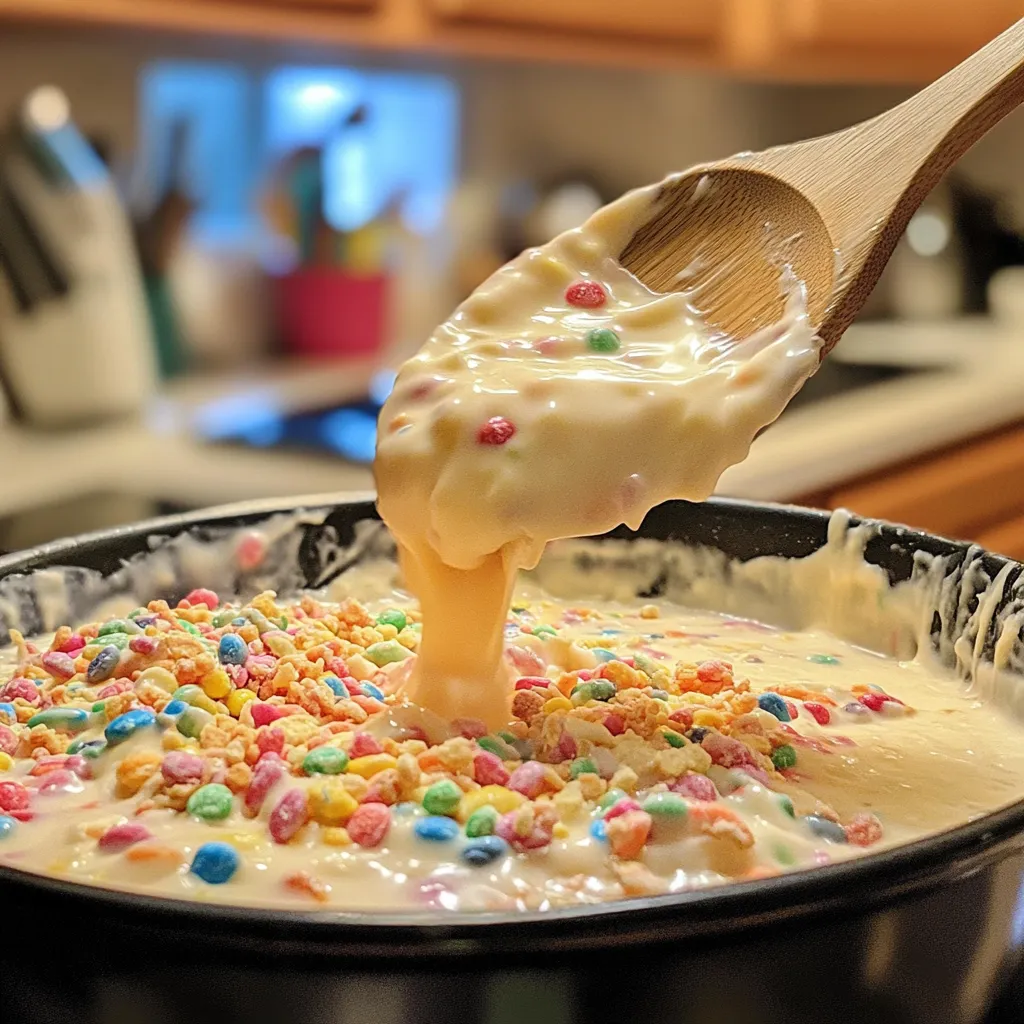 Fruity Pebbles Cheesecake