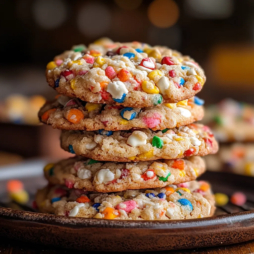 Amazing Fruity Pebbles Cookies Recipe!