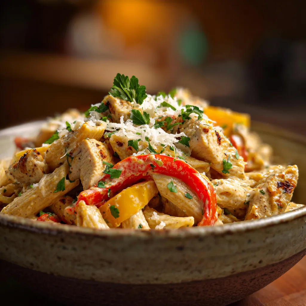 Healthy Cajun Chicken Pasta