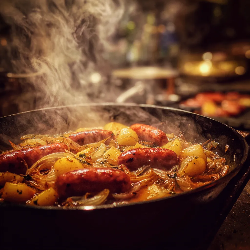 Kielbasa and Potatoes Delicious Meal Idea!