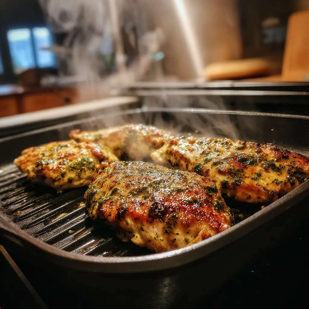 Mediterranean Herb Crusted Grilled Chicken