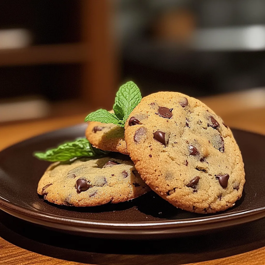 Mint Chocolate Chip Cookies