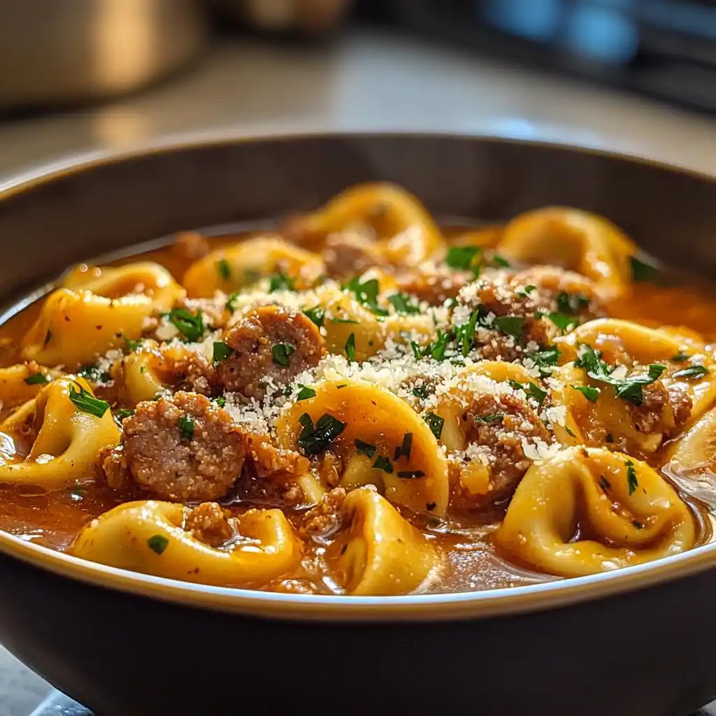 Sausage Tortellini Soup