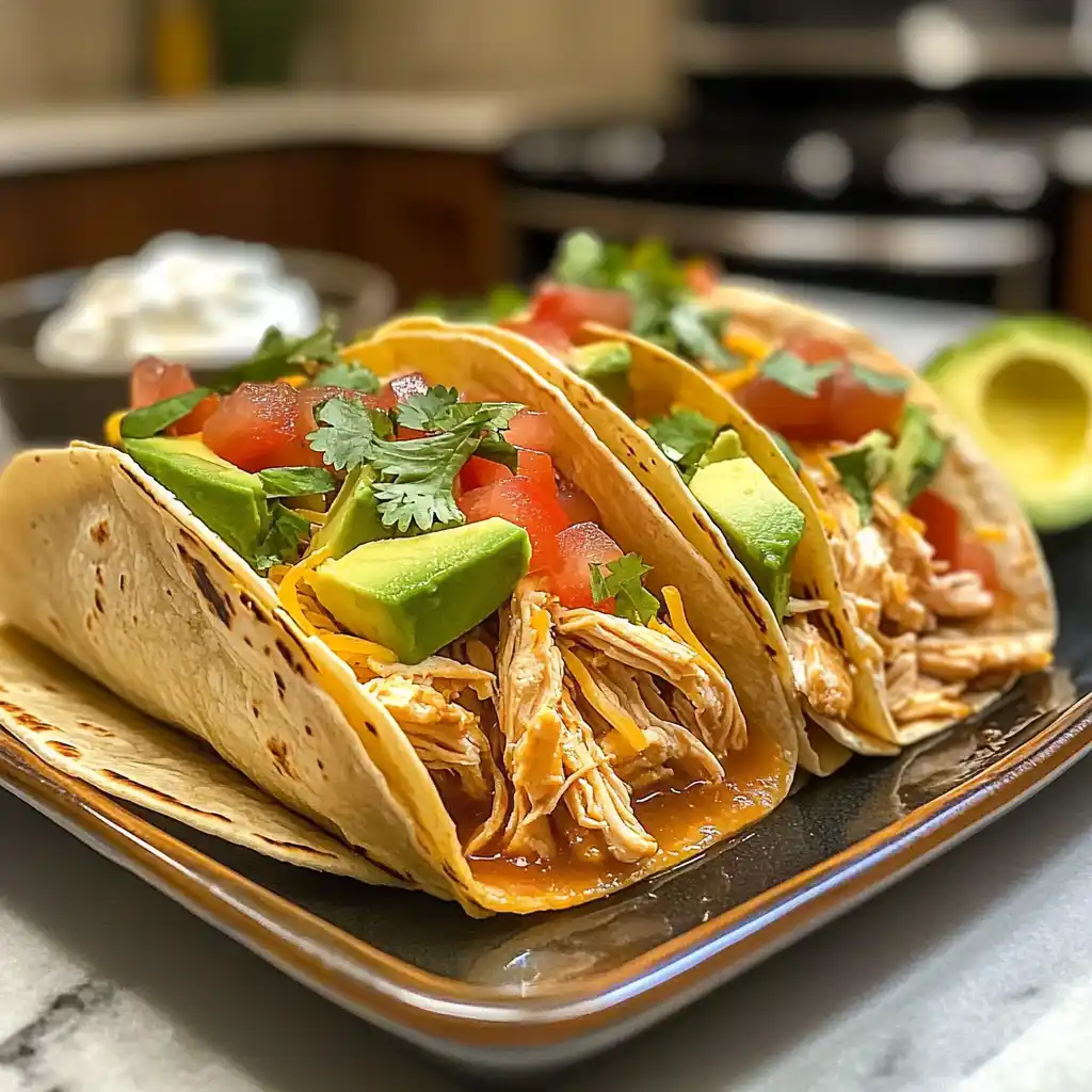Slow Cooker Chicken Tacos