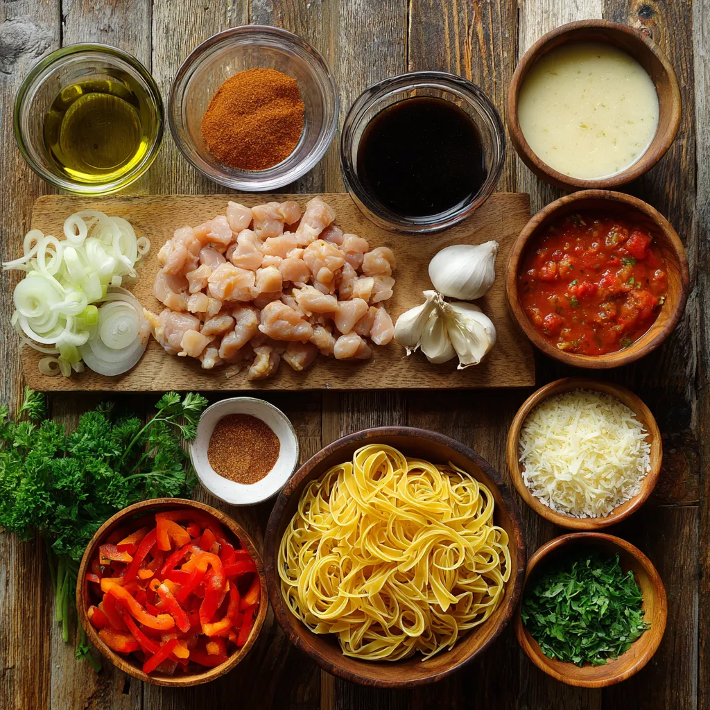 Spicy Cajun Chicken Pasta