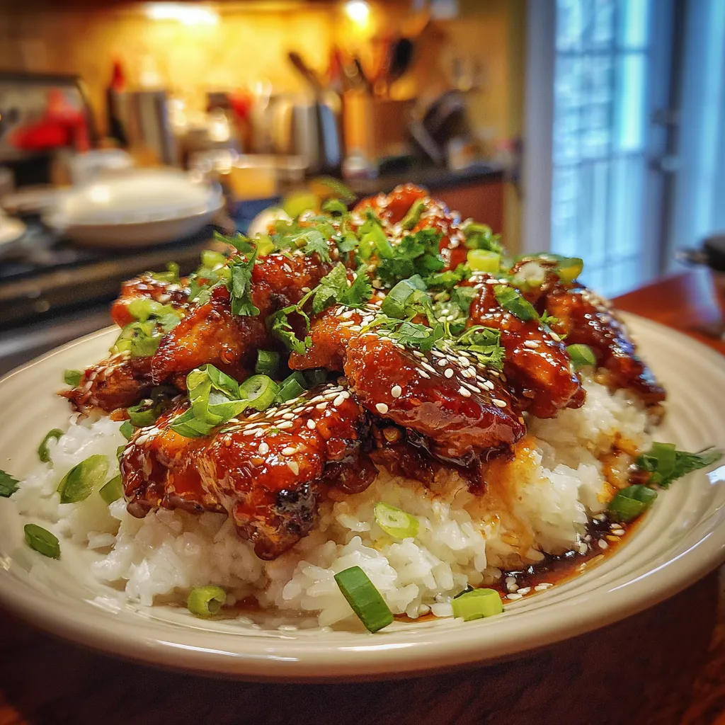 Spicy Maple Chicken and Coconut Rice: Flavor Burst!