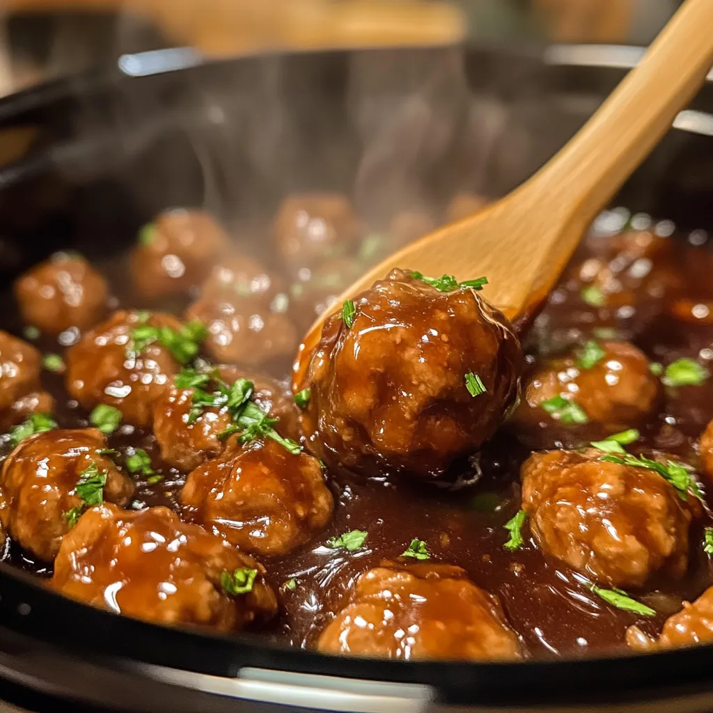 Teriyaki Meatballs Crockpot