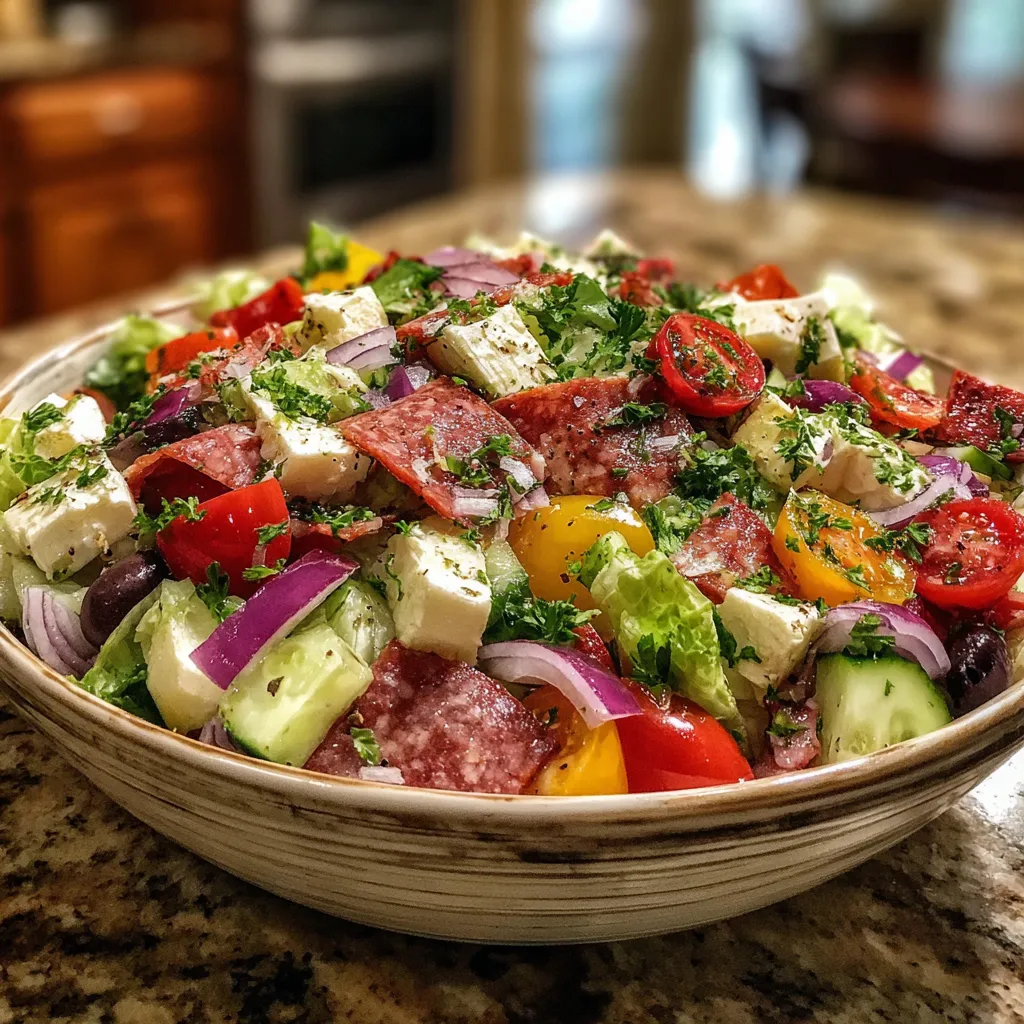 Italian Chopped Salad: Fresh Flavors Await!