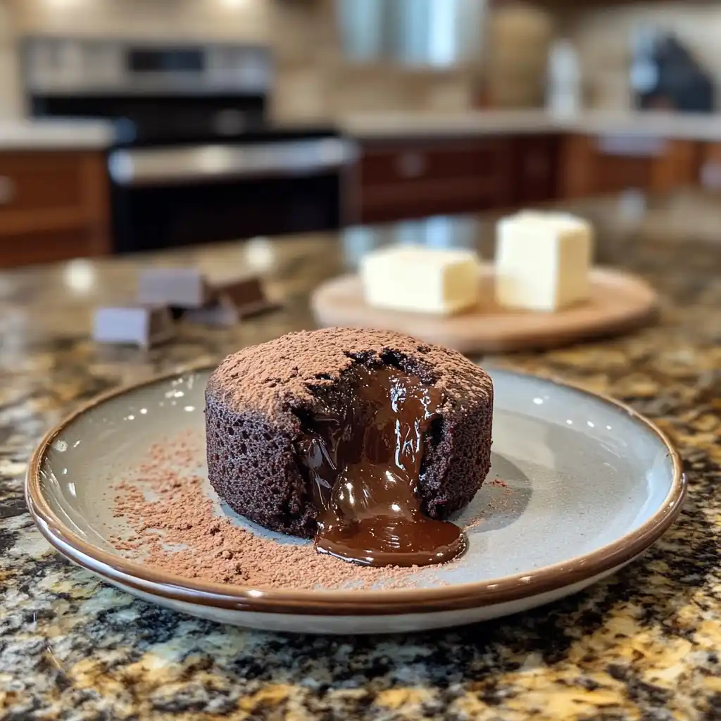 Air Fryer Chocolate Lava Cakes in Ramekins: Decadent Chocolate Dessert!