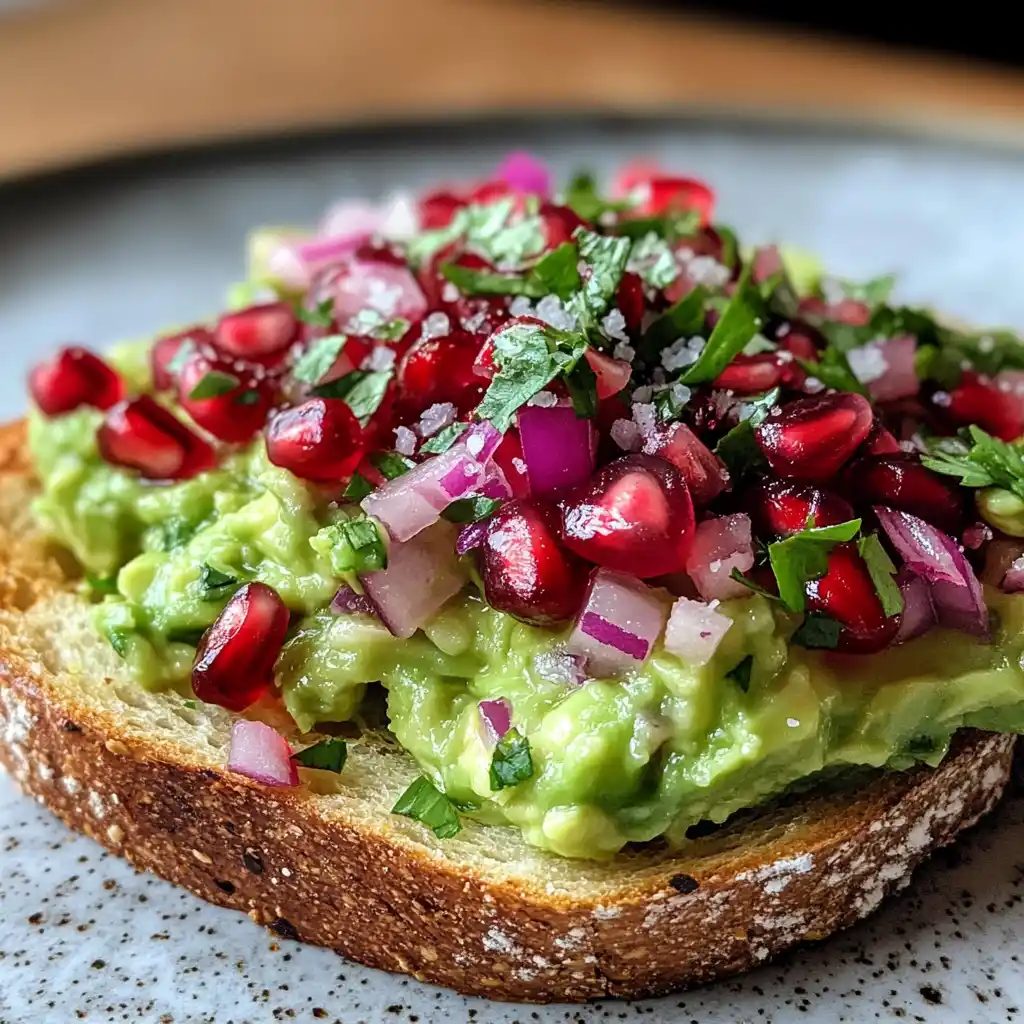 Avocado Toast with Pomegranate Salsa: A Flavorful Twist!
