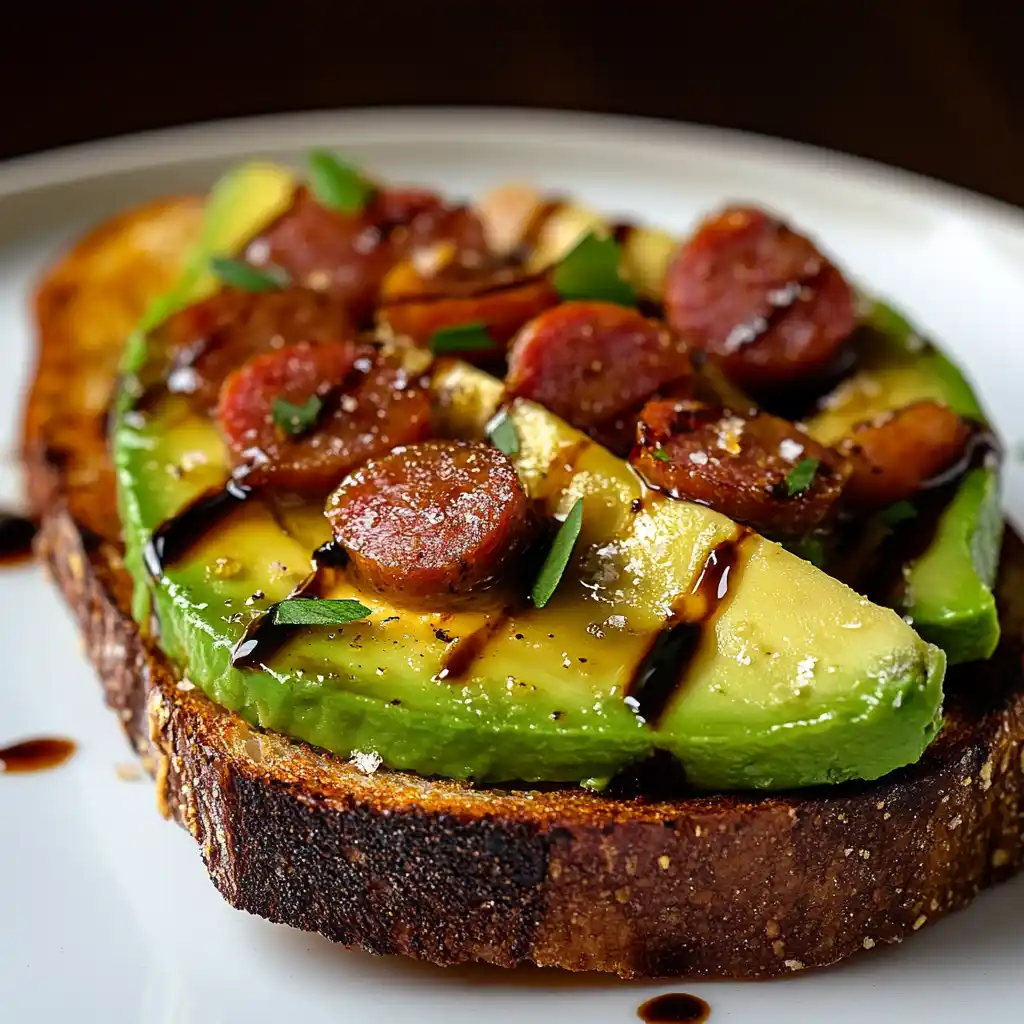 Avocado and Chorizo Toast Recipe