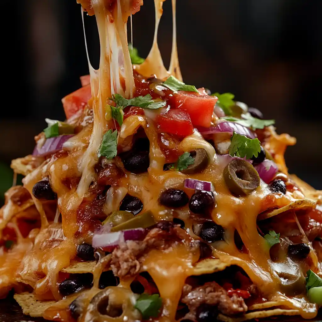 BBQ Chicken Nachos And Mexican Nachos
