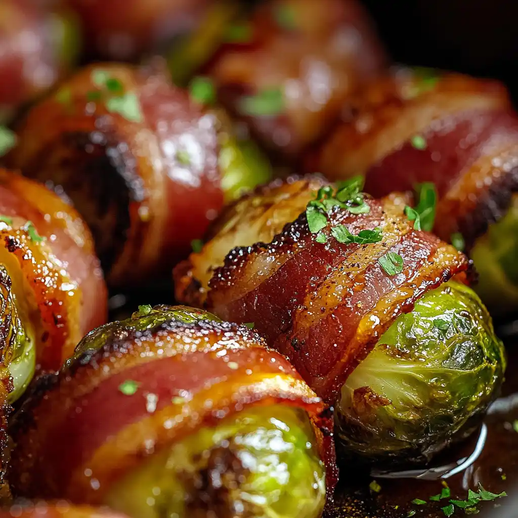 Bacon Wrapped Brussels Sprouts