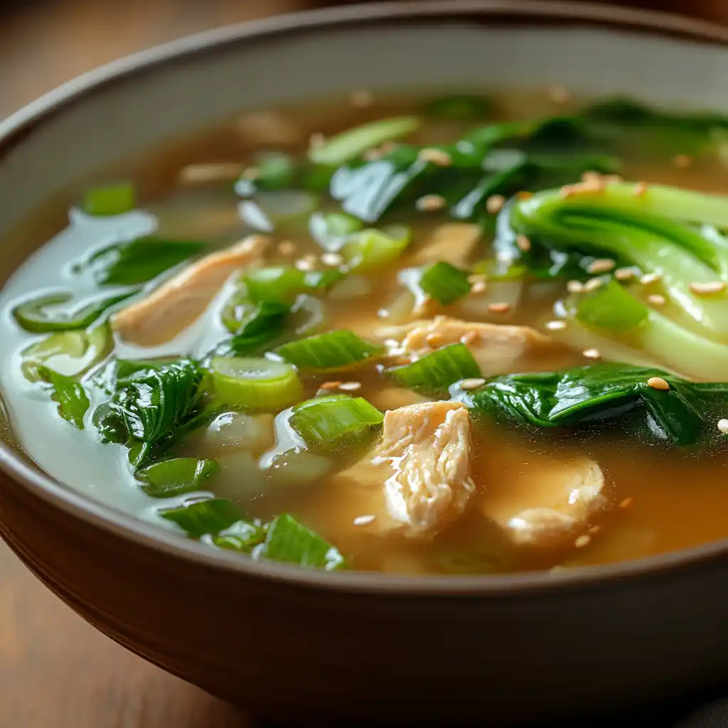 Bok Choy Chicken Soup