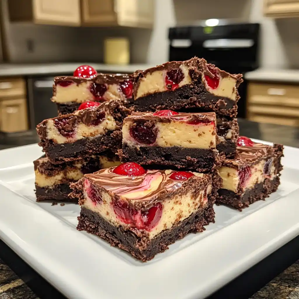 Cherry Chocolate Brownie Cheesecake Bars: Get Yours Now!