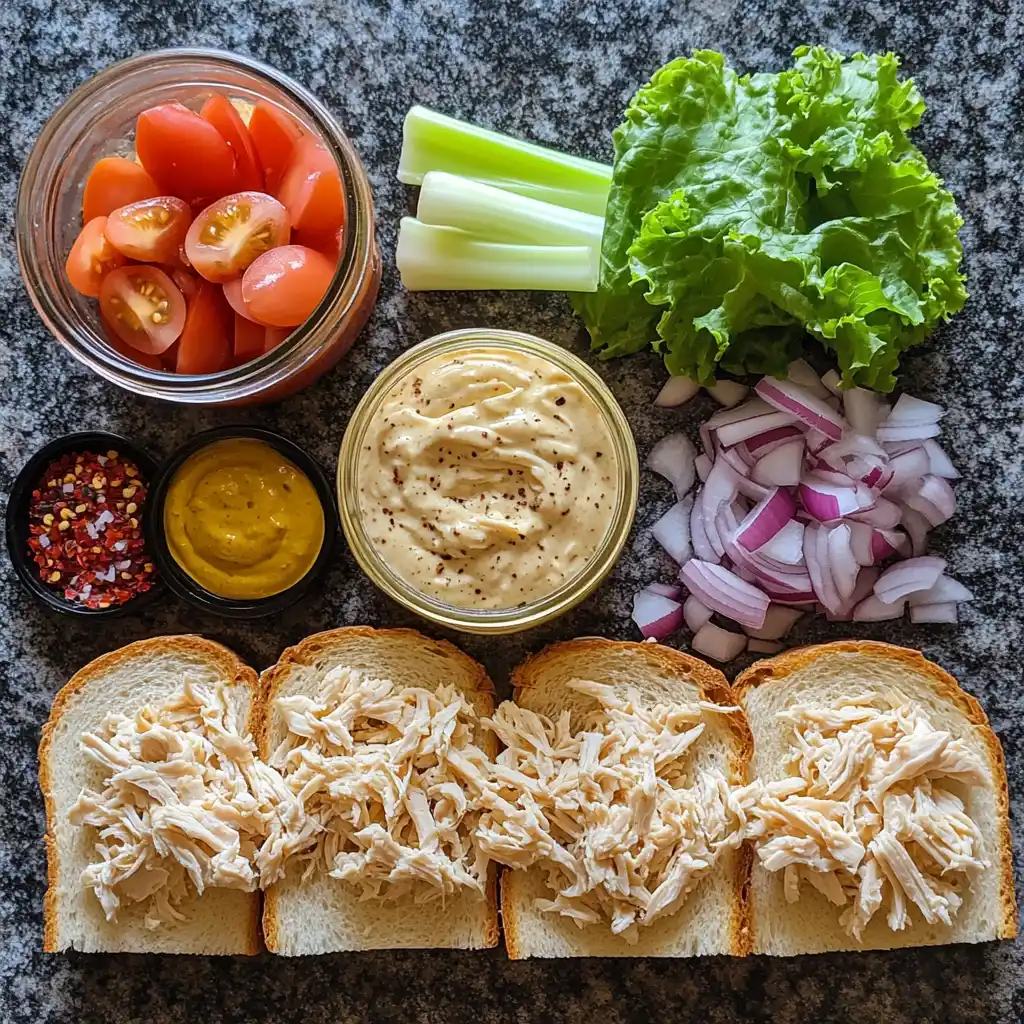 Chicken Salad Sandwich with Chili Crisp