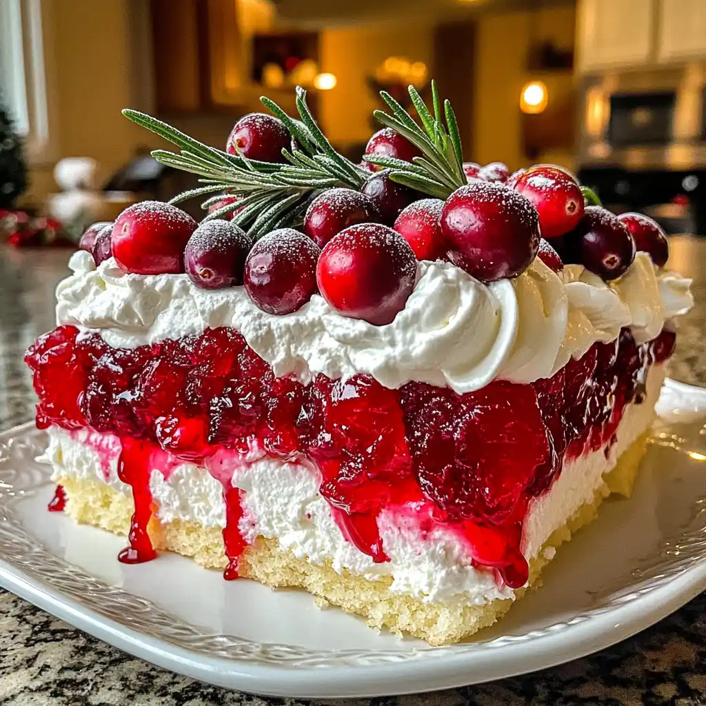 Christmas Cranberry Poke Cake: Taste the Holiday!