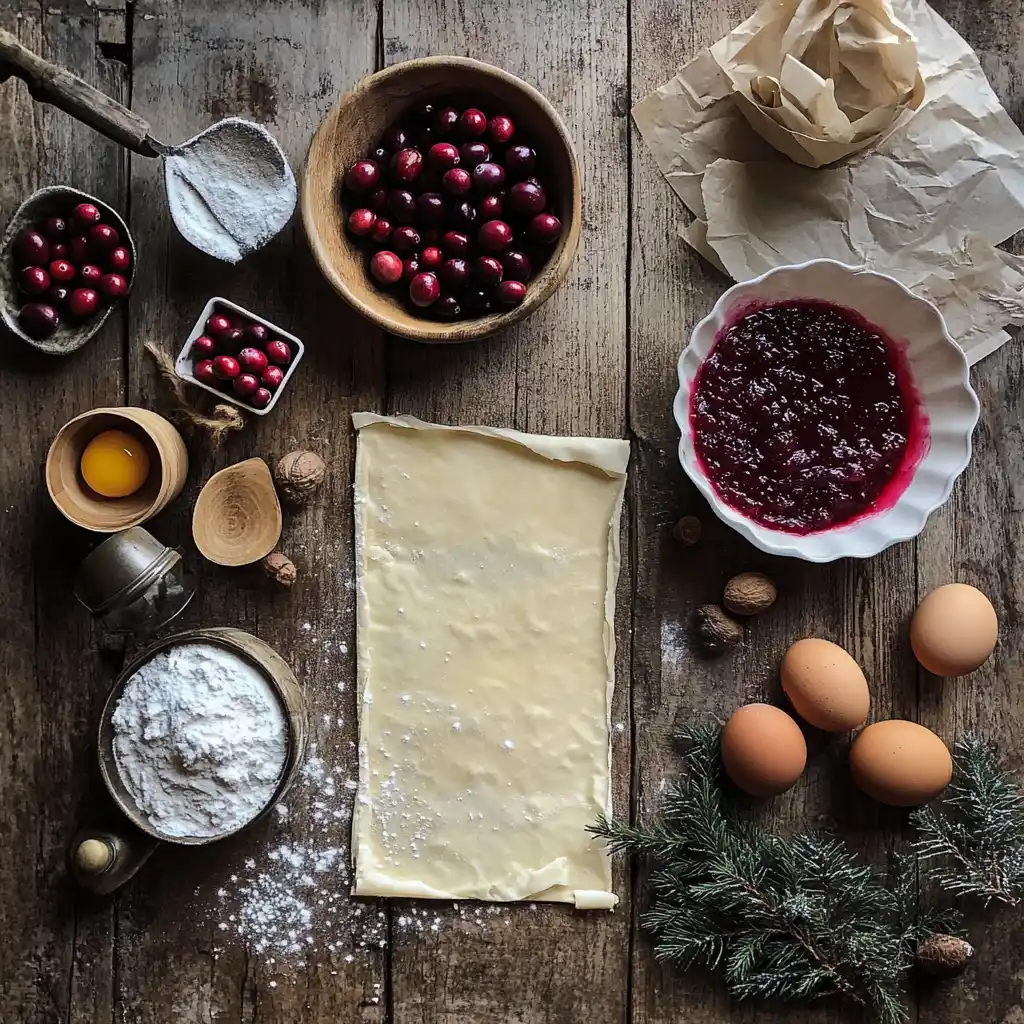 Christmas Cranberry Roll Ups