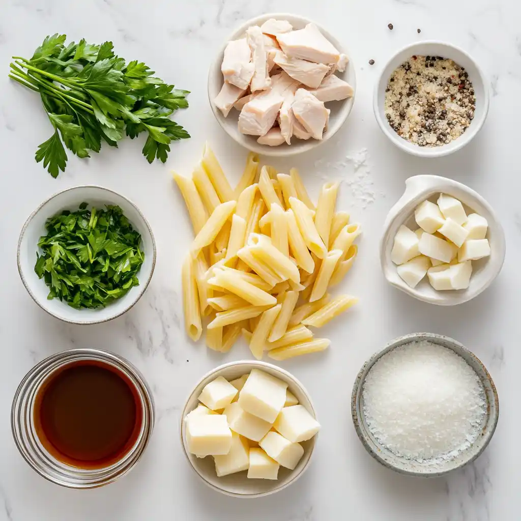 Creamy chicken pasta 