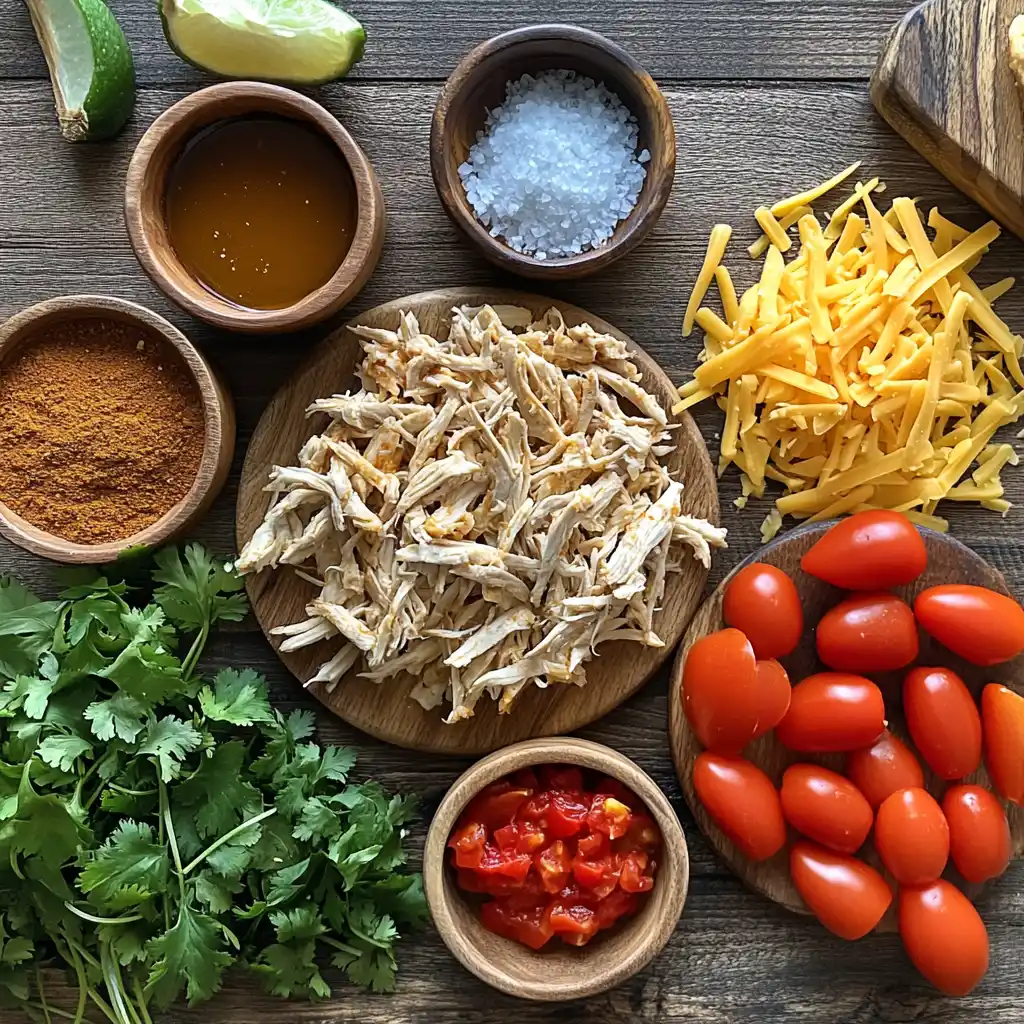 Crispy Baked Chicken Tacos