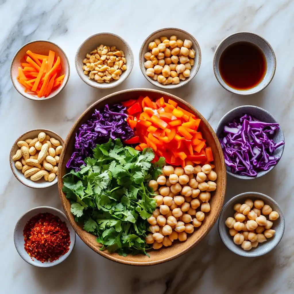 Crunchy Thai Chickpea Salad