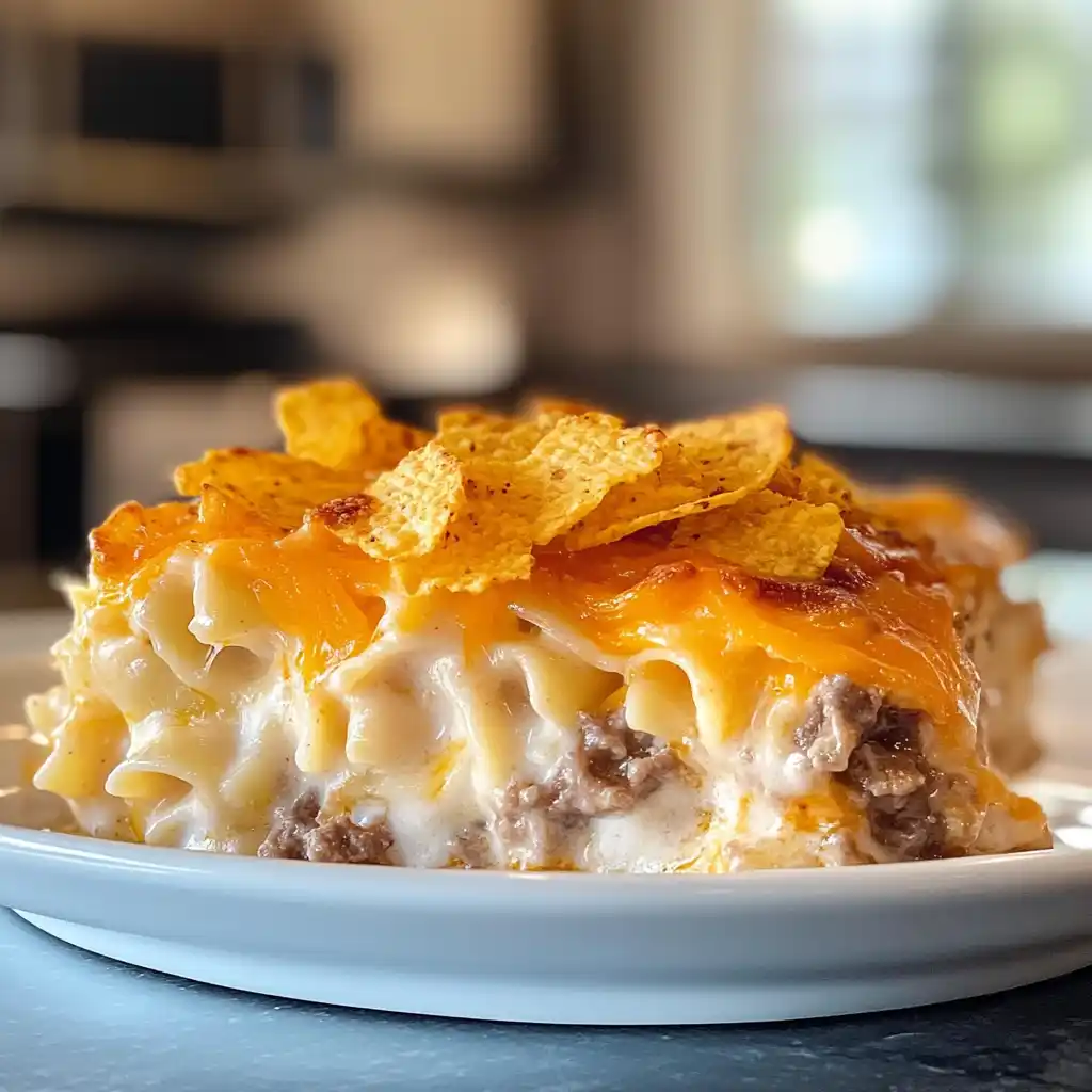 Easy Beef Noodle Casserole