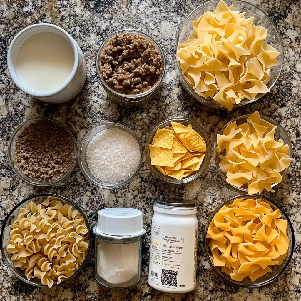 Easy Beef Noodle Casserole