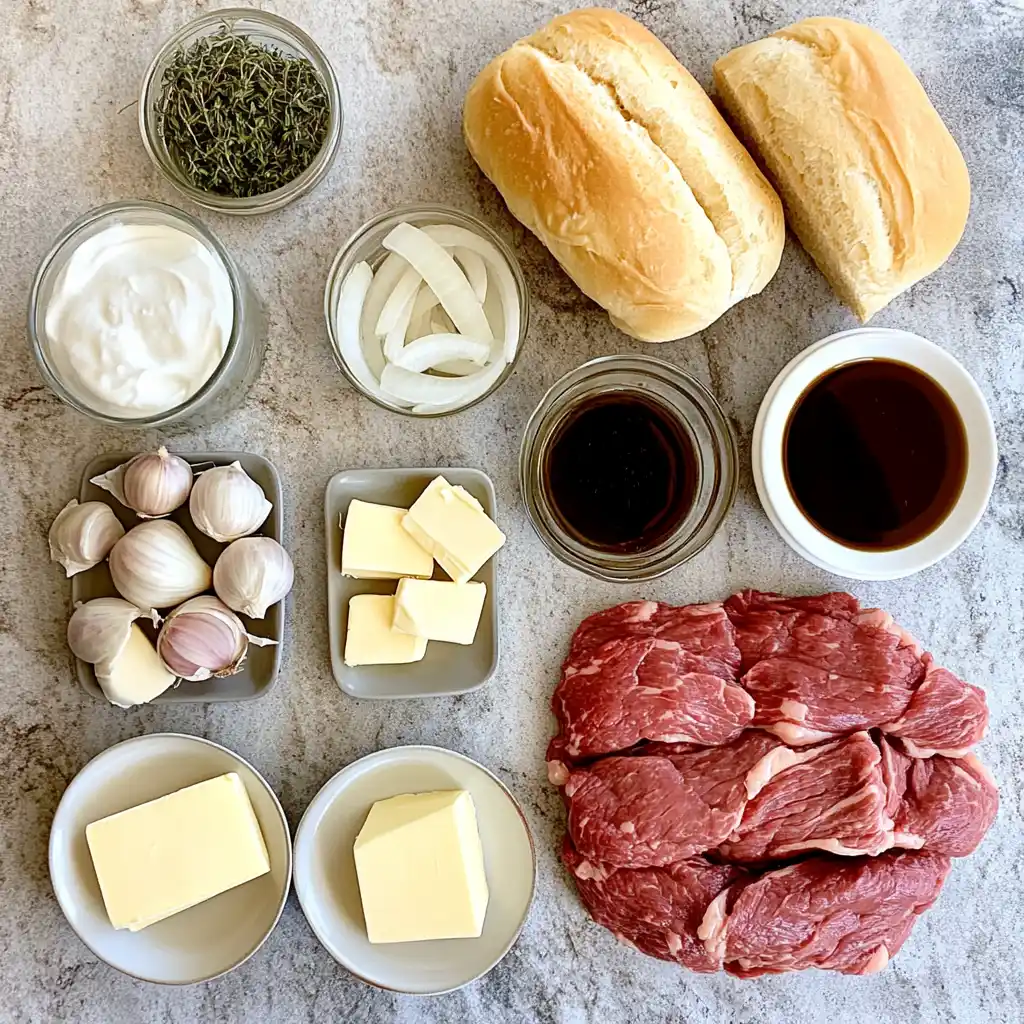 Easy French Dip Sandwiches