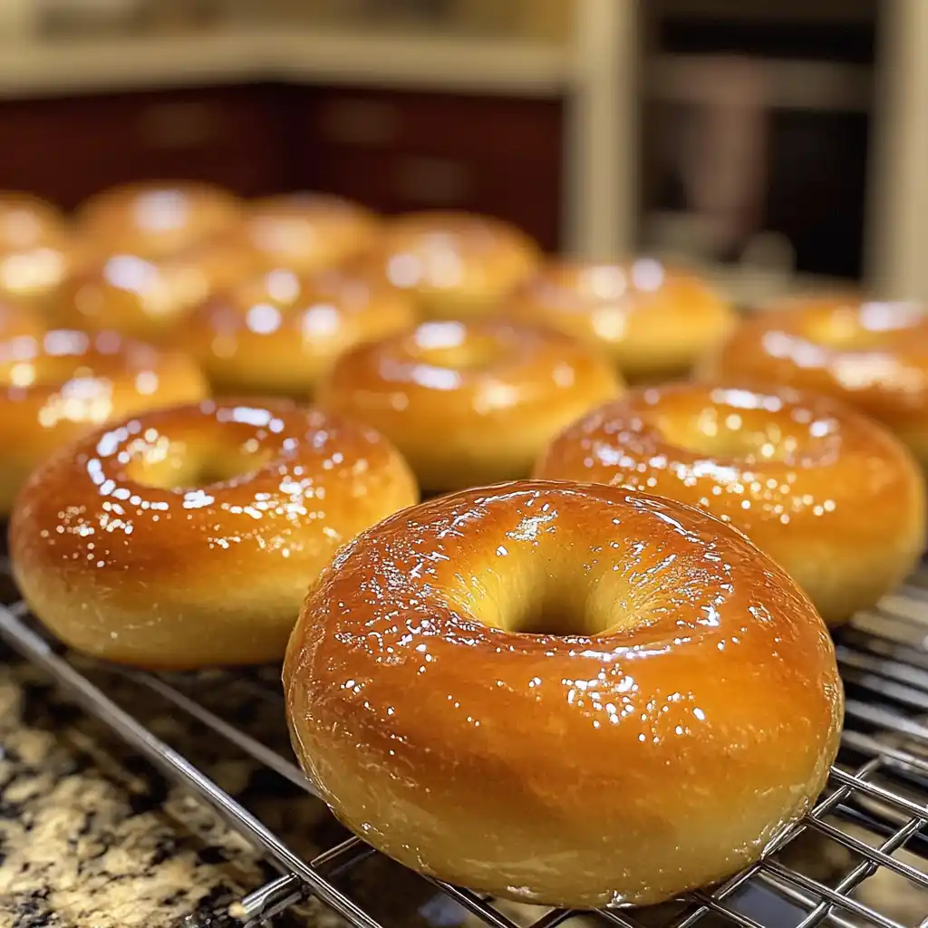 Golden Honey Bagels with a Sweet Twist