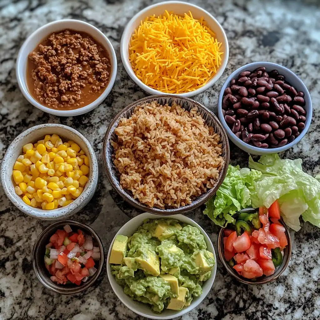 Ground Beef Burrito Bowls
