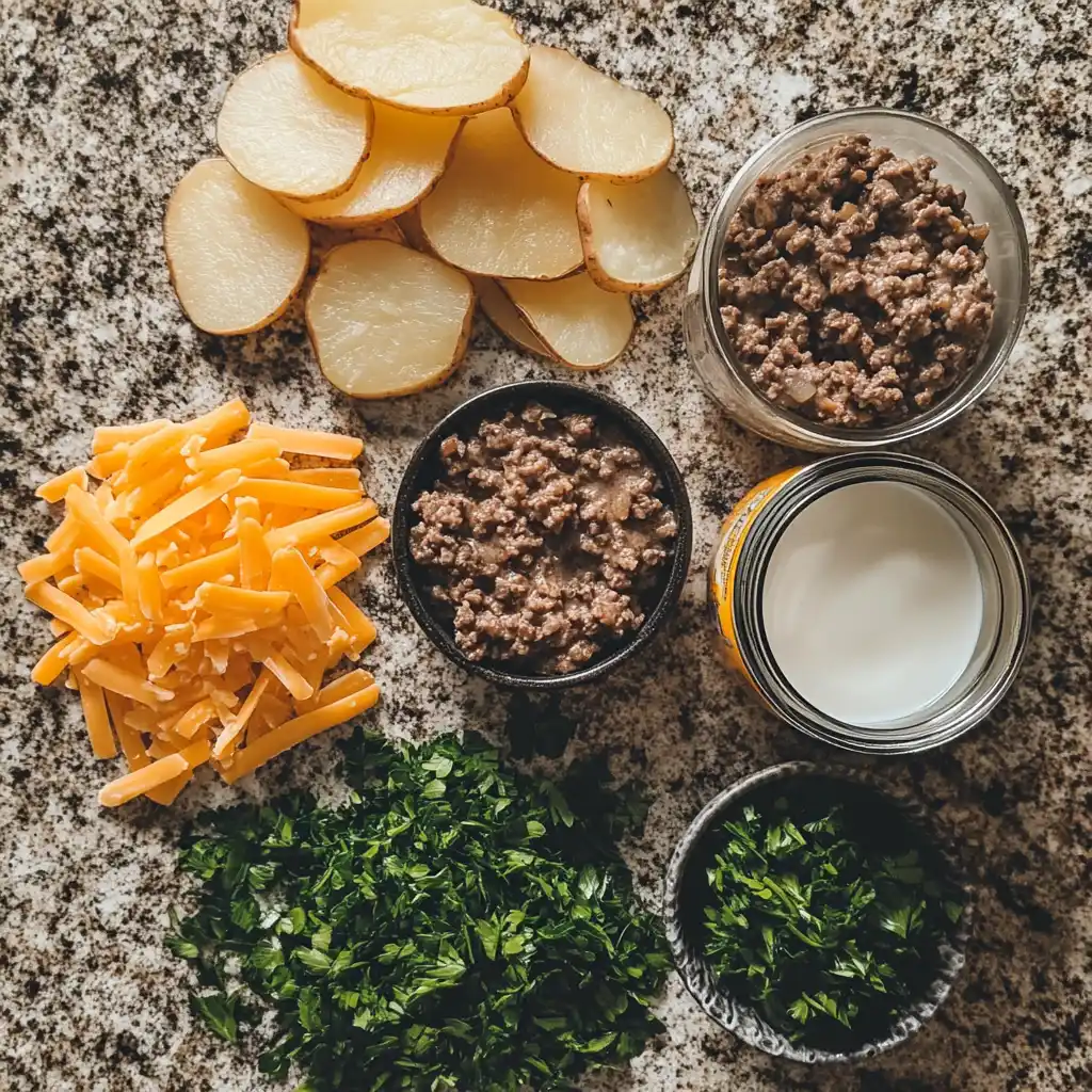Ground Beef Casserole Potatoes