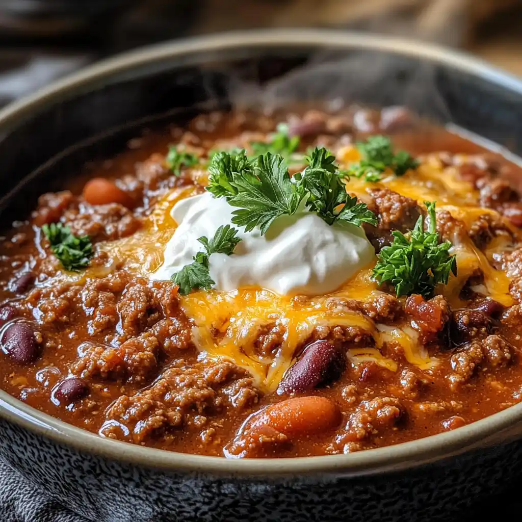 Ground Beef Stovetop Chili