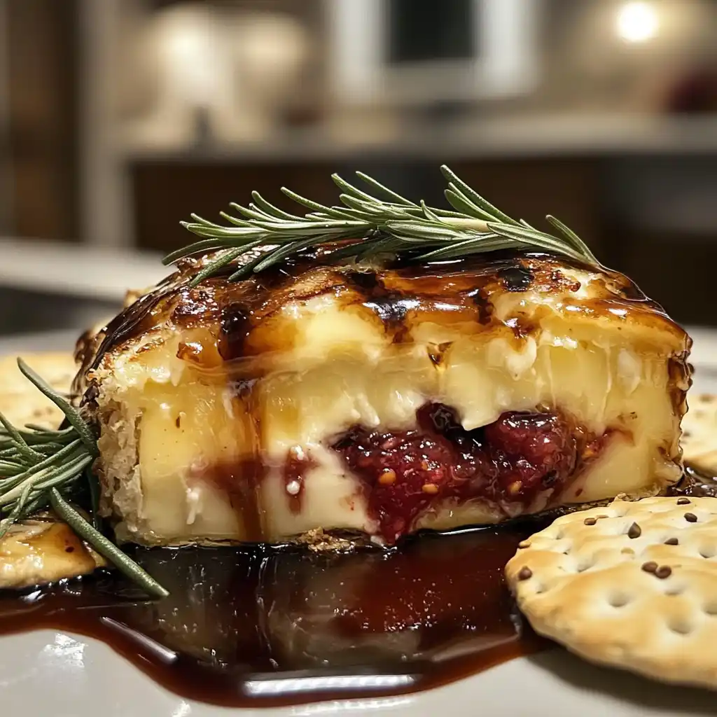 Halloween Bloody Baked Brie