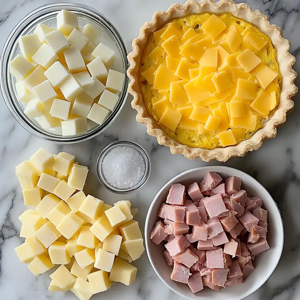 Ham and Cheese Quiche Recipe