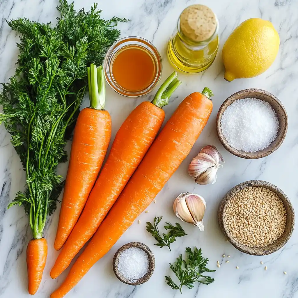 Harissa Roasted Carrots with Tahini Sauce