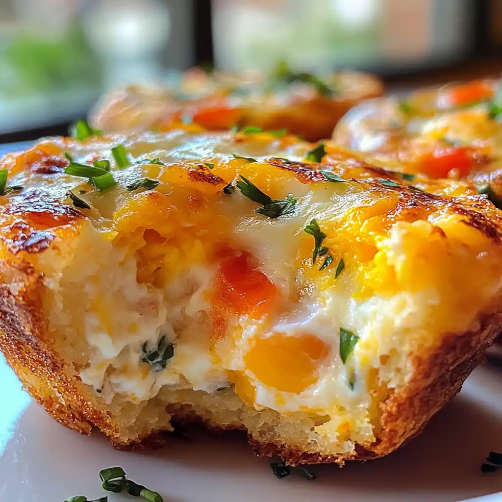 High Protein Cheese & Egg Muffins