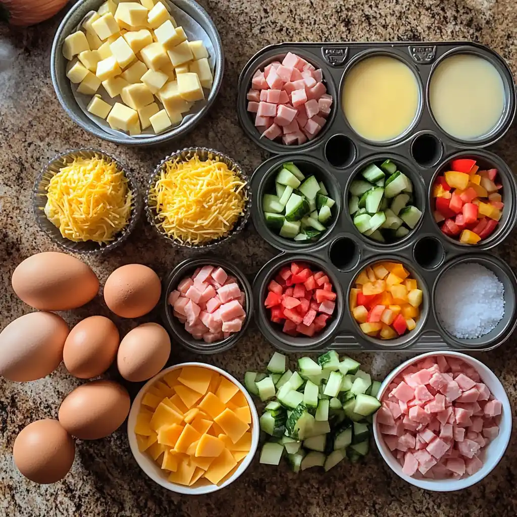 High Protein Cheese & Egg Muffins