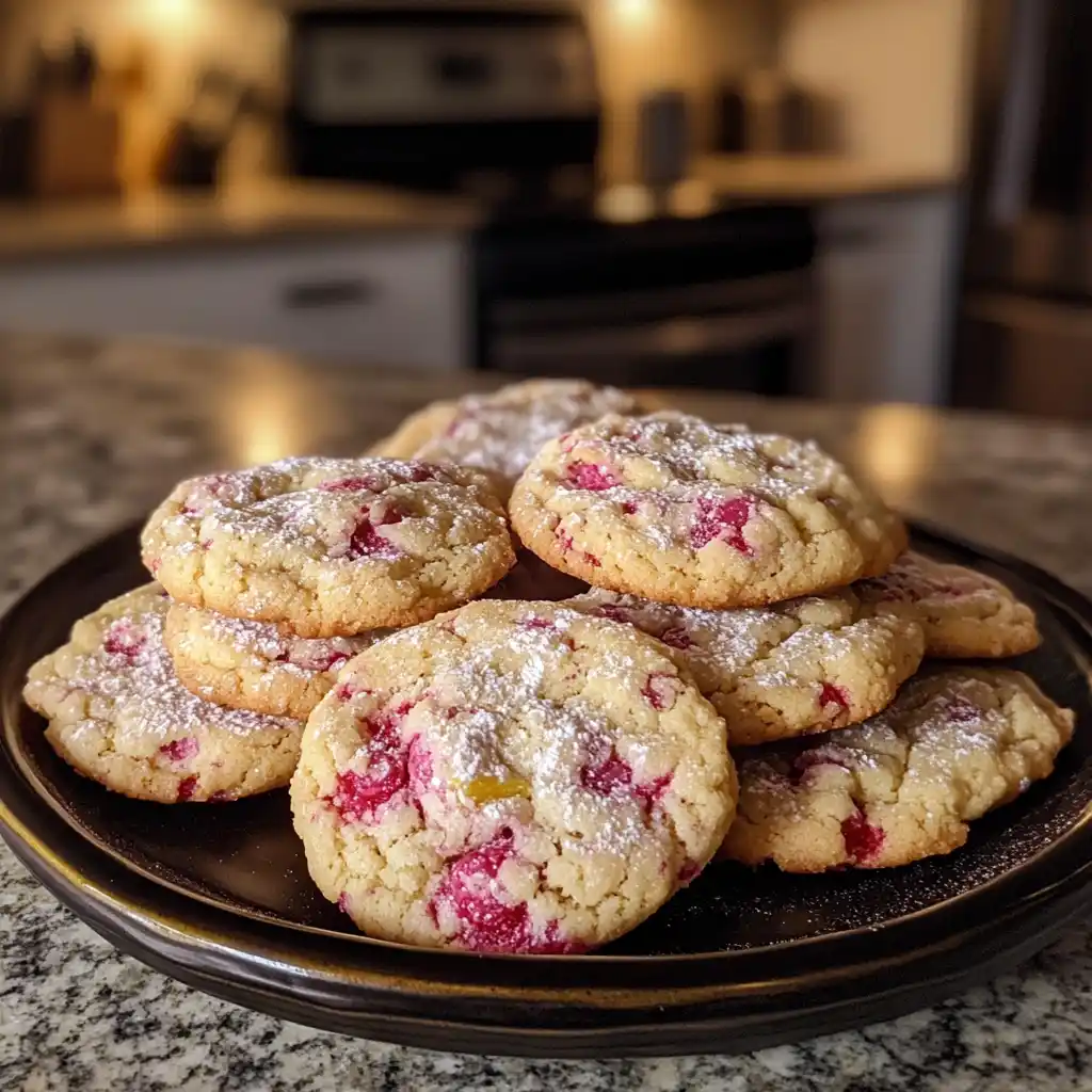 Lemon Raspberry Cookies: A Zesty Sweet Delight!
