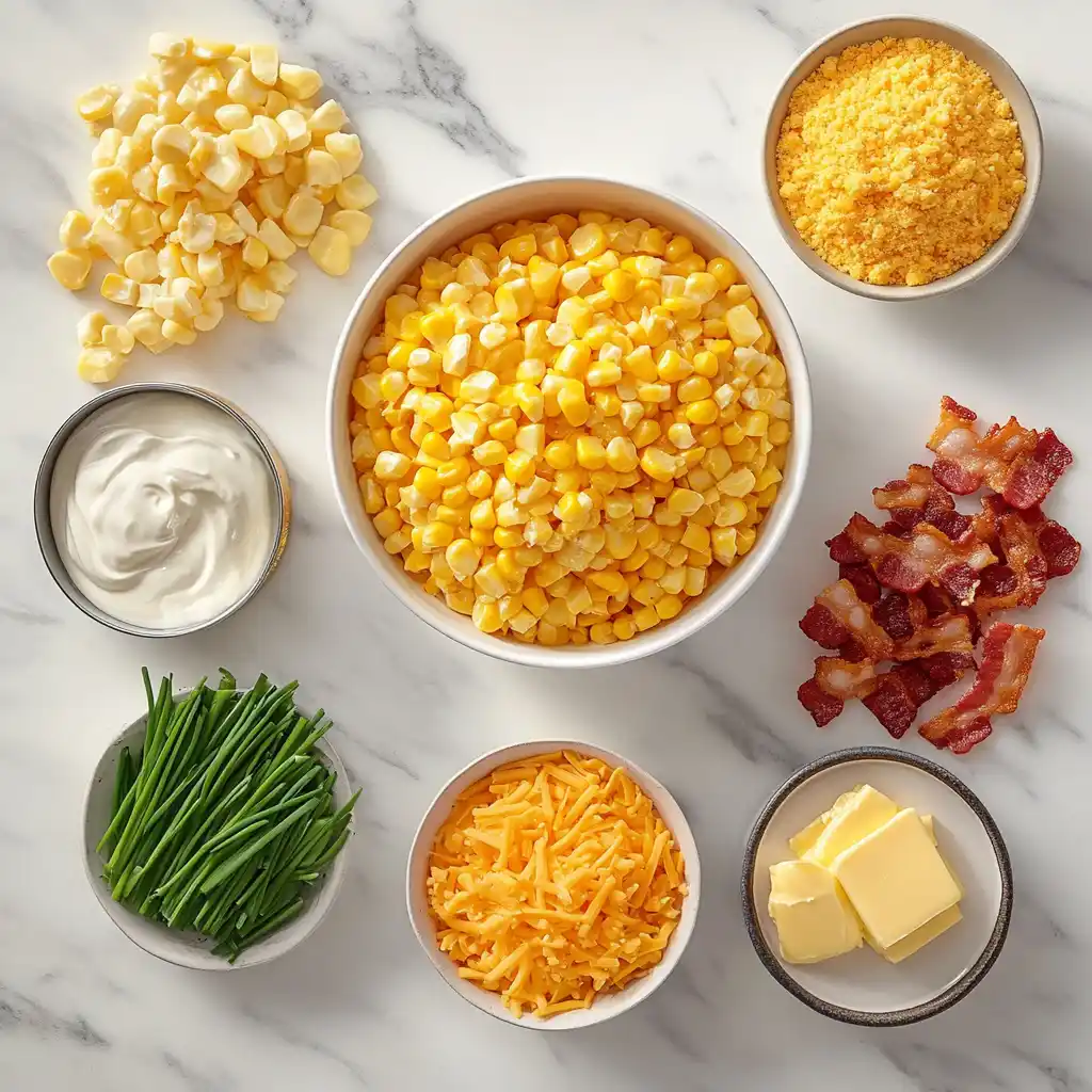Loaded Corn Casserole RecipeLoaded Corn Casserole Recipe