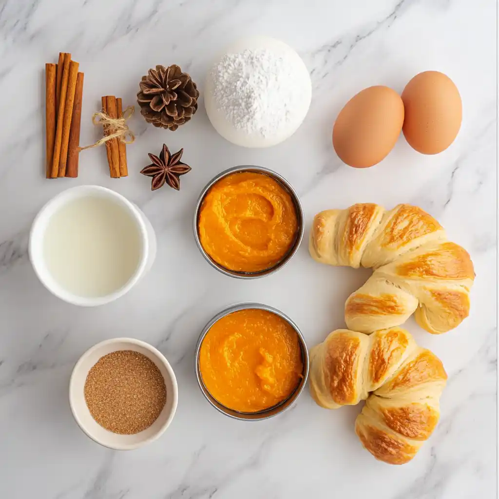 Mini Pumpkin Pie Crescent Rolls