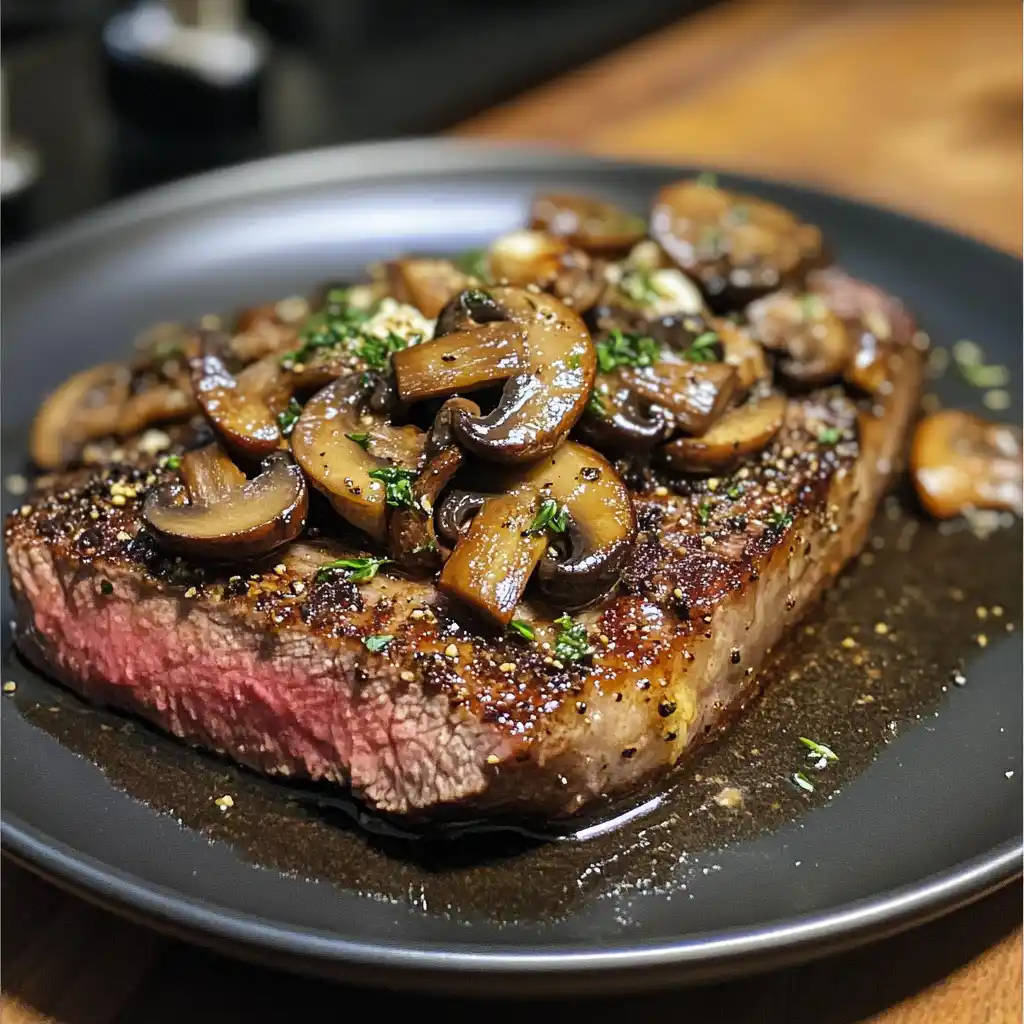 Mushroom and Peppercorn Crusted Steak: Master the Recipe Now!