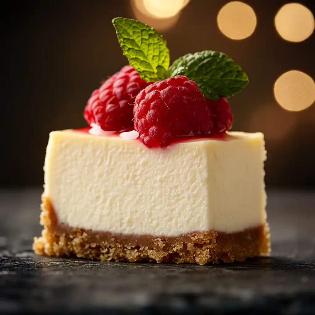 No-Bake Christmas Mini Cheesecakes