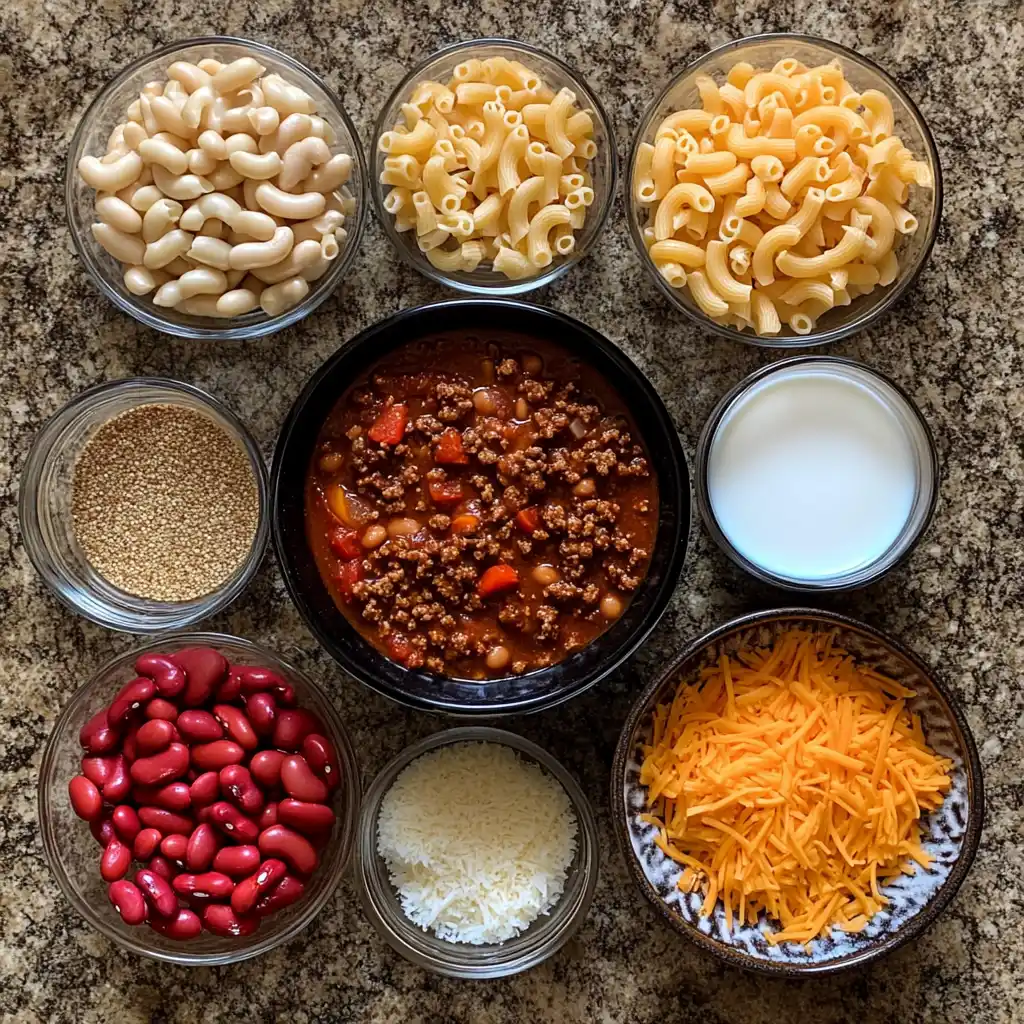 One Pot Chili Mac and Cheese