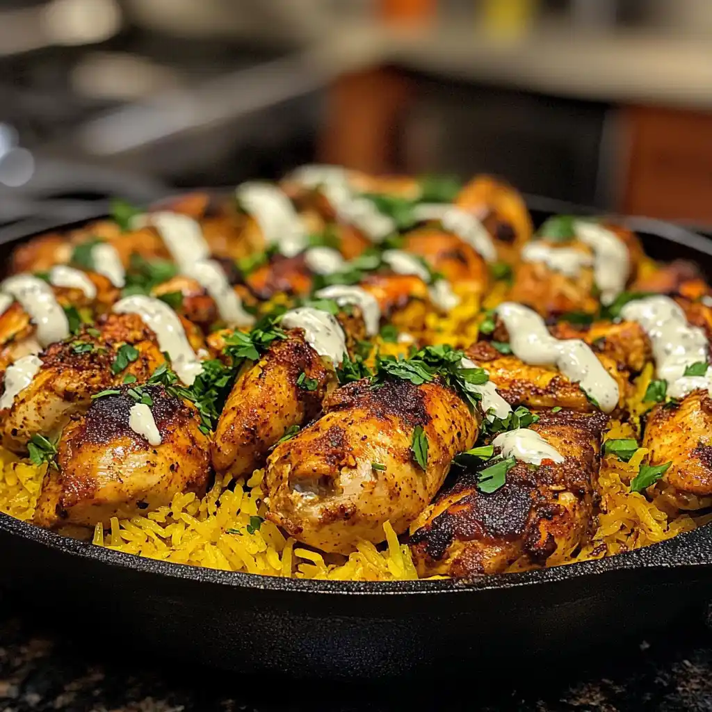 One Pot Shawarma Chicken and Rice: Easy Dinner
